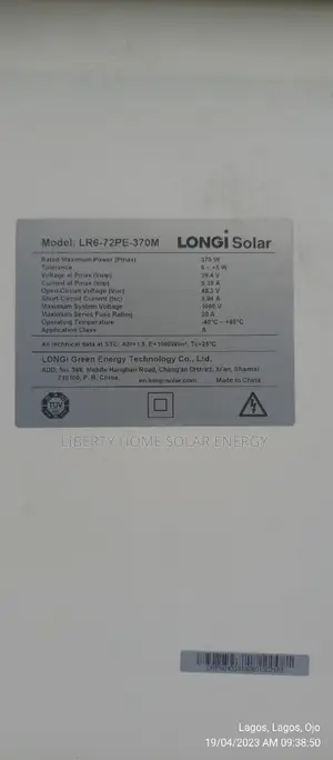 370w Mono Solar Panel
