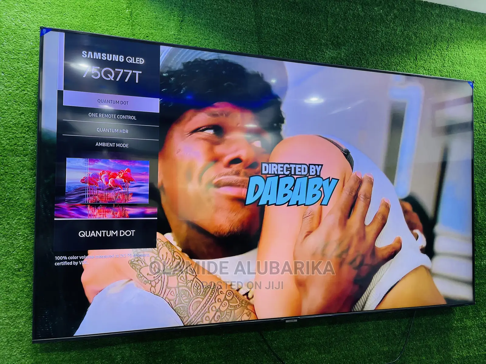 Samsung Open Box Qled 75” Q77T Quantum Dot Frameless HDR