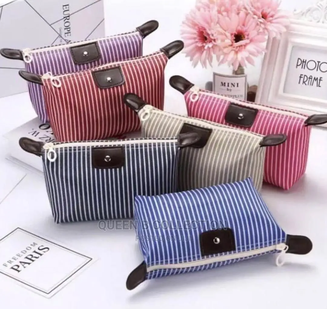 Make Up Purse With Pattern (12) Pieces
