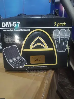 3 in 1 Pack Original Wharfedale Wired Mic, Model DM -59