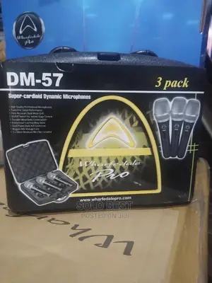 3 in 1 Pack Original Wharfedale Wired Mic, Model DM -59