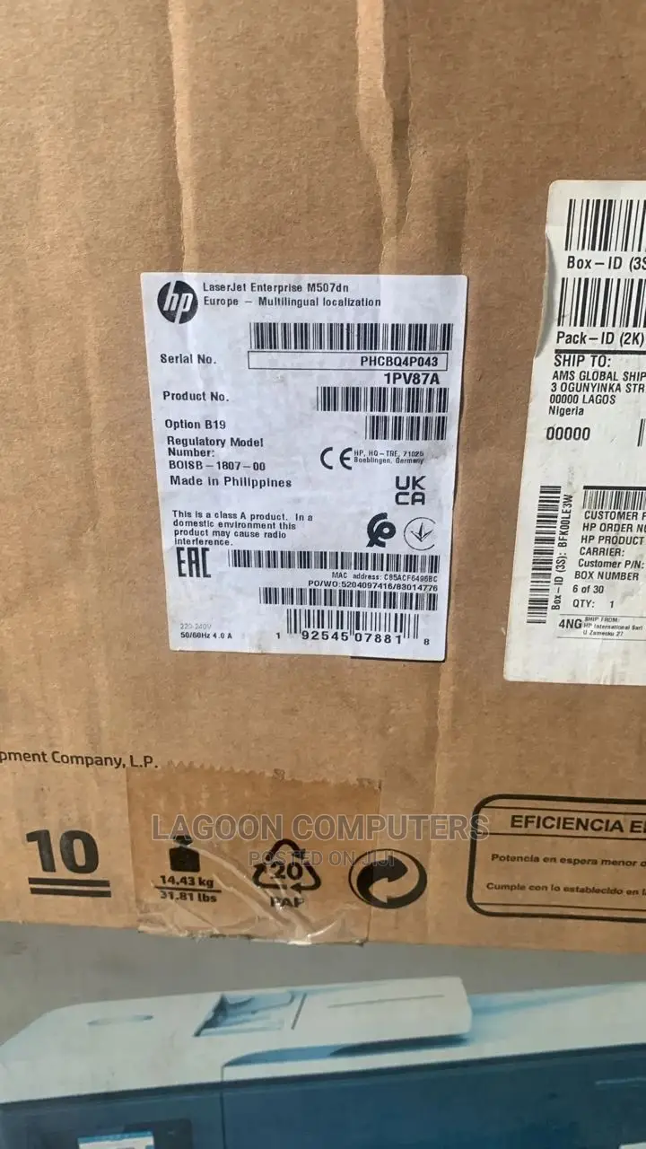 Hp Laserjet Enterprise M507dn