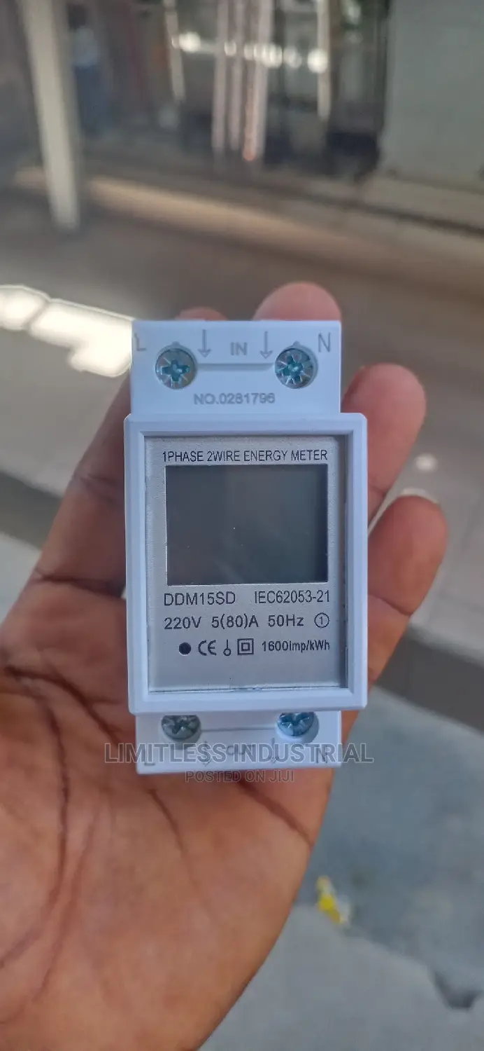 Single Phase Energy Meter (Card Reader) With Reset
