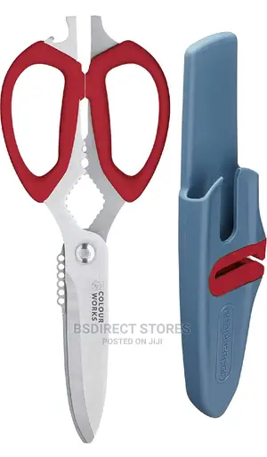 Colourworks 10in1 Multi-Function Kitchen Scissors Edgekeeper