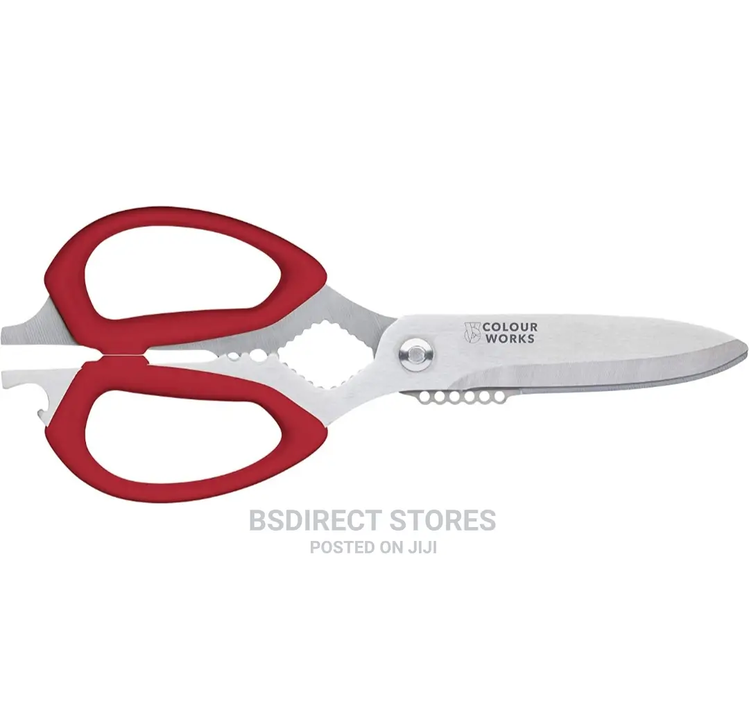 Colourworks 10in1 Multi-Function Kitchen Scissors Edgekeeper
