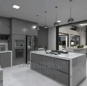 Luxury Kitchen Cabinet Design With Accessories