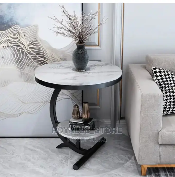 2 Tier Luxury Marble Coffee Table (Side Table)