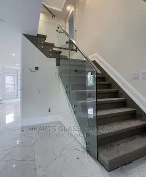 10mm Clear Glass Stairs Balustrade System