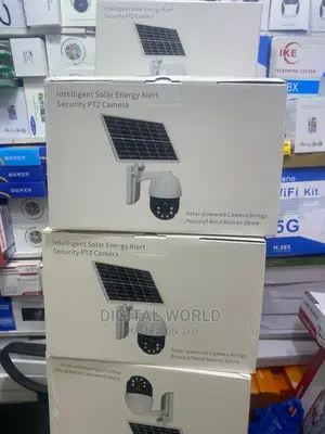 4g PTZ Solar Camera With Motion Tracking and Detector