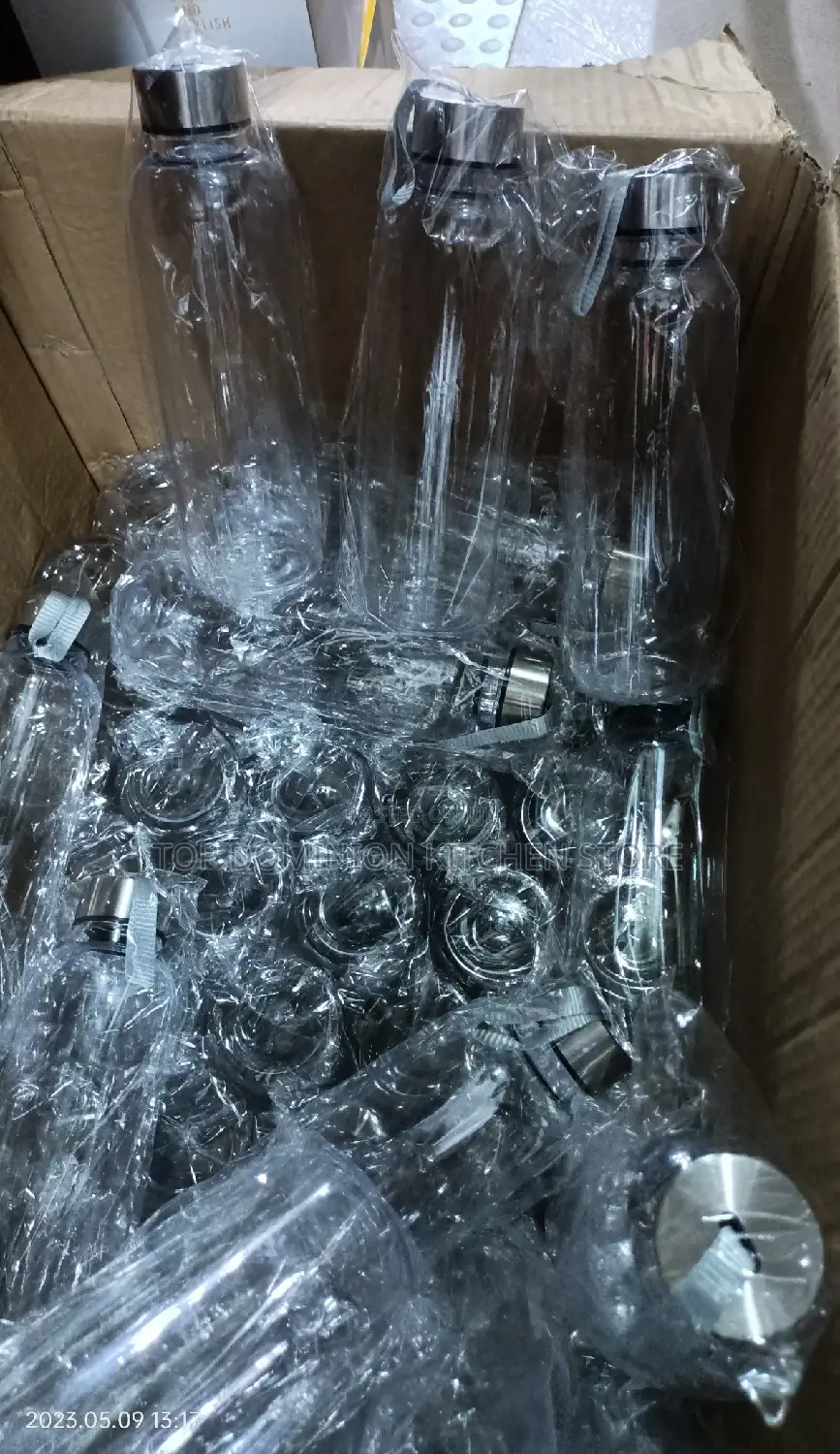 750ml Transparent Water Bottle(50pcs)