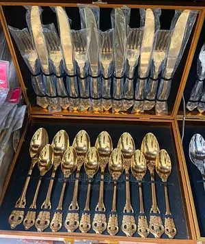 24 PCS Spoon' Knife and Fork Set