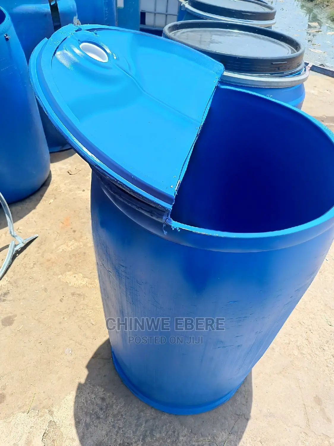 Tight Head Empty Plastic Drum and Open Head