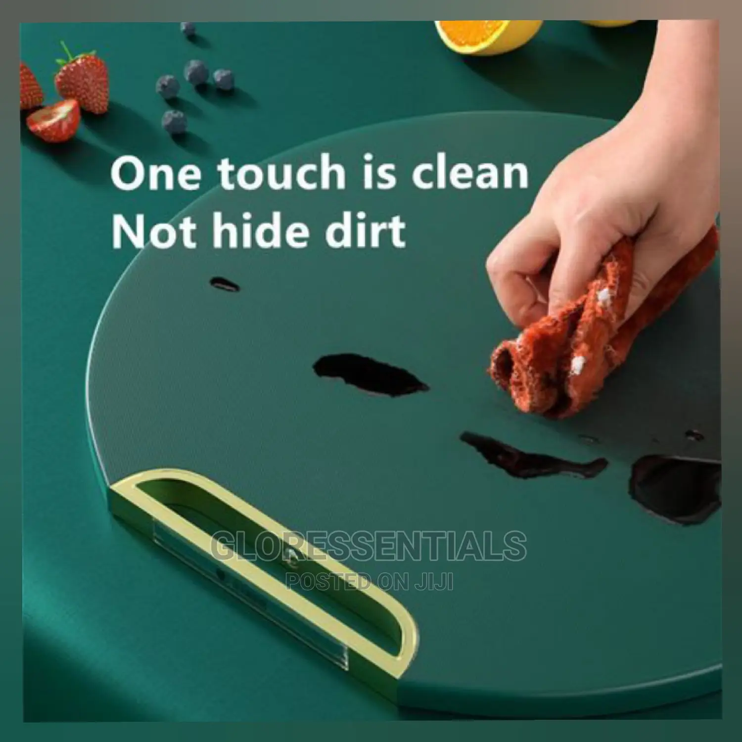 Elegant Green Non Stick Chopping Board