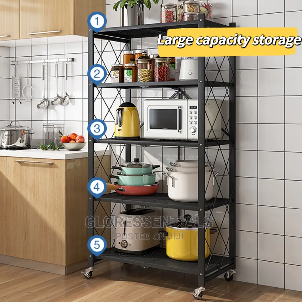 Multipurpose 5 Steps Shelf Kitchen and Book Shelf