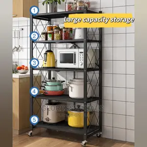 Multipurpose 5 Steps Shelf Kitchen and Book Shelf
