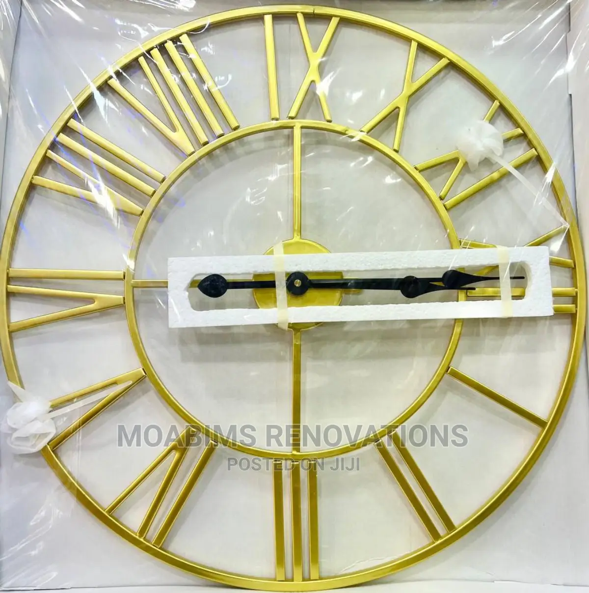 Luxury Minimalist Roman Numeral Wall Clock