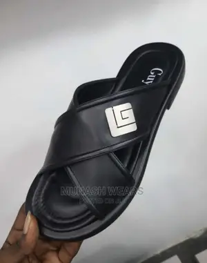 Italian Leather Slipers for Men