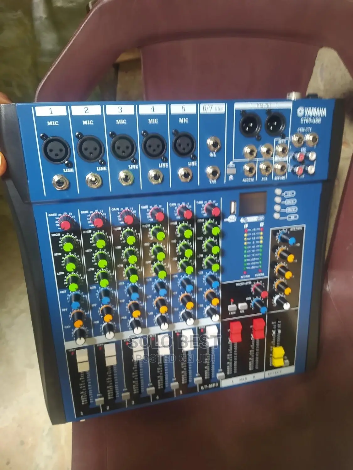 6 Channel Mixer Consoles