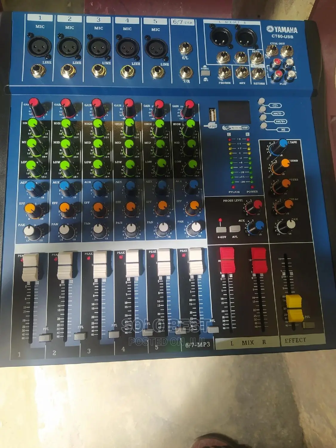 6 Channel Mixer Consoles