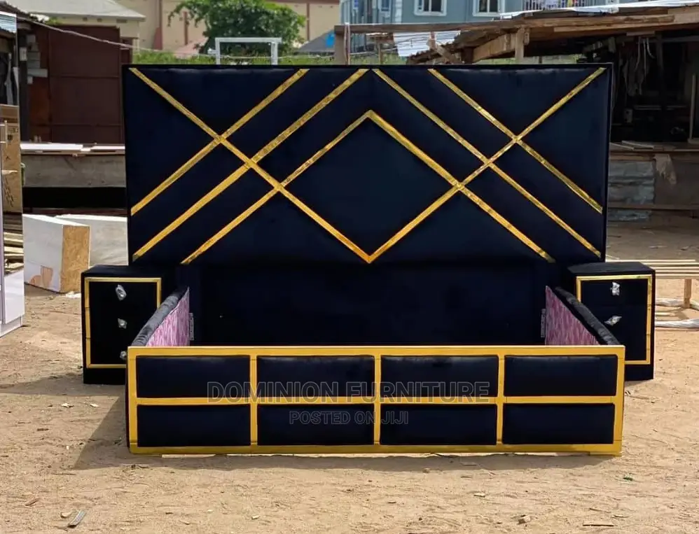 High Back Rest Padded Bedframe