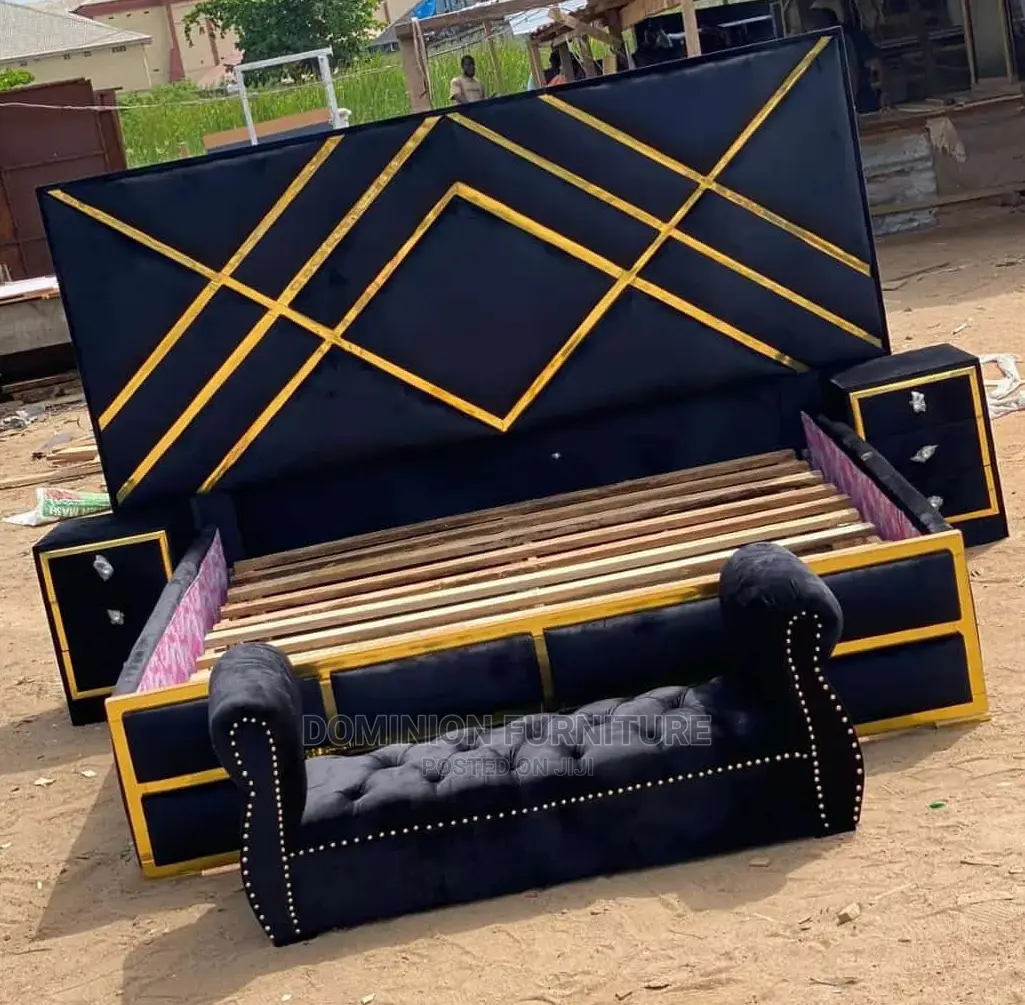 High Back Rest Padded Bedframe