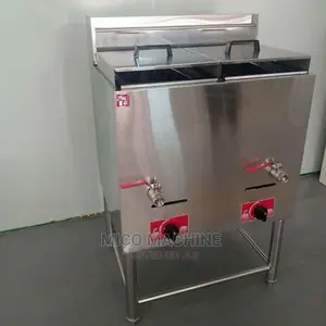 Commercial Standing Gas Deep Fryer 2 Basket Deep Fryer
