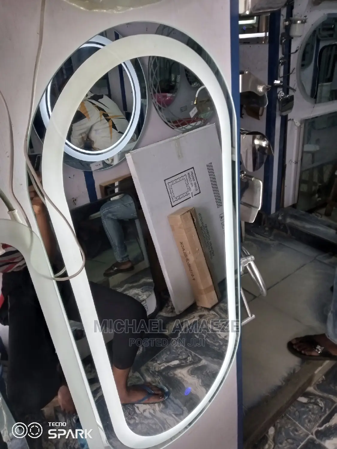 100 by 60 Cm Large Mirror Led