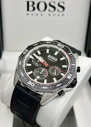 Original Hugo Boss Rubber Strap Watch Available in Store