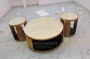 Marble Center Table With Stools