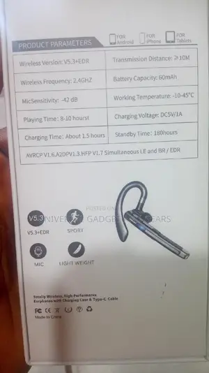 Xiousbor HD3 Bluetooth Headset