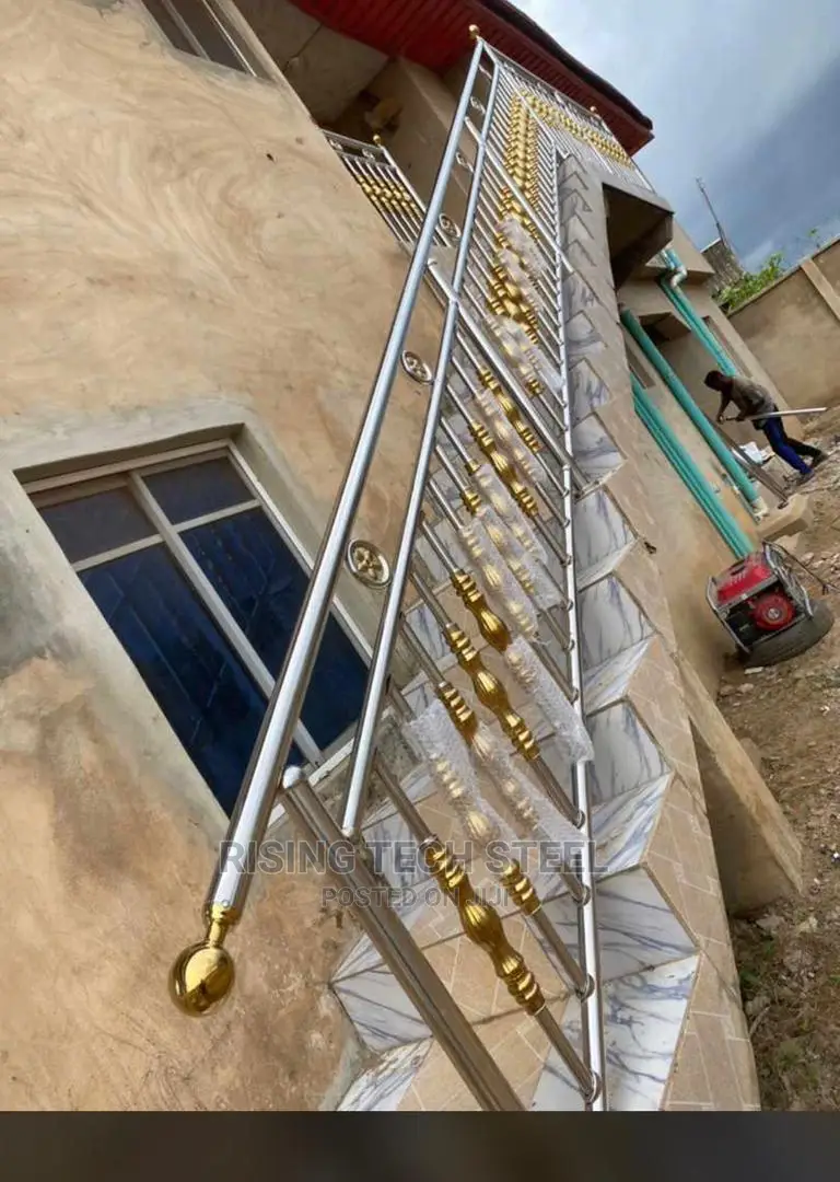 Stainless Straight Stairs