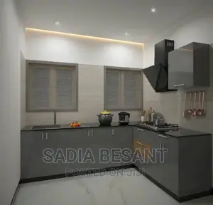 Luxury Kitchen Cabinet Design With Accessories