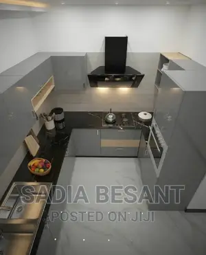 Luxury Kitchen Cabinet Design With Accessories