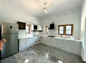Contemporary Kitchen Cabinet With Accessories