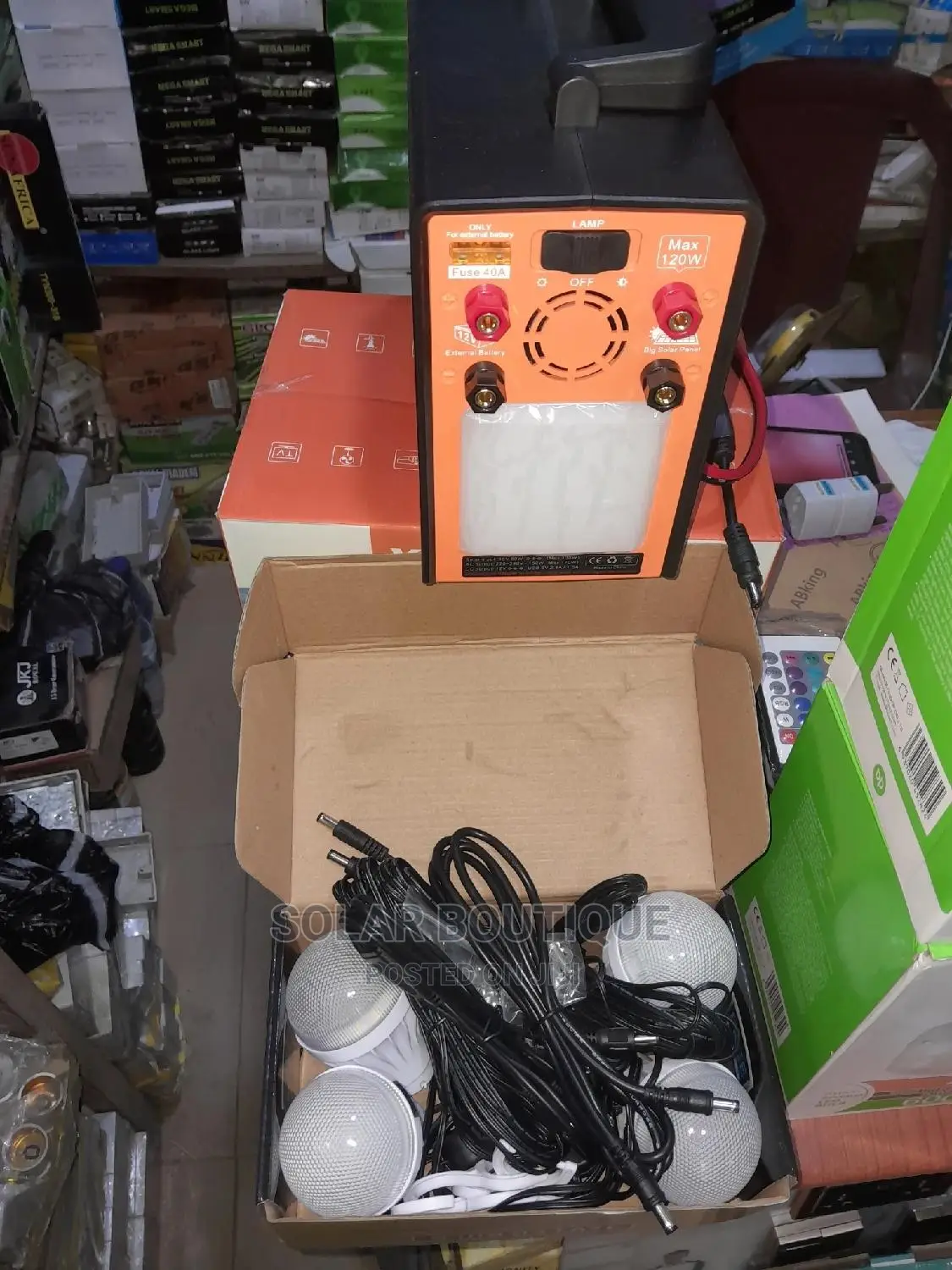 150w Solar Generator With Lithium Battery