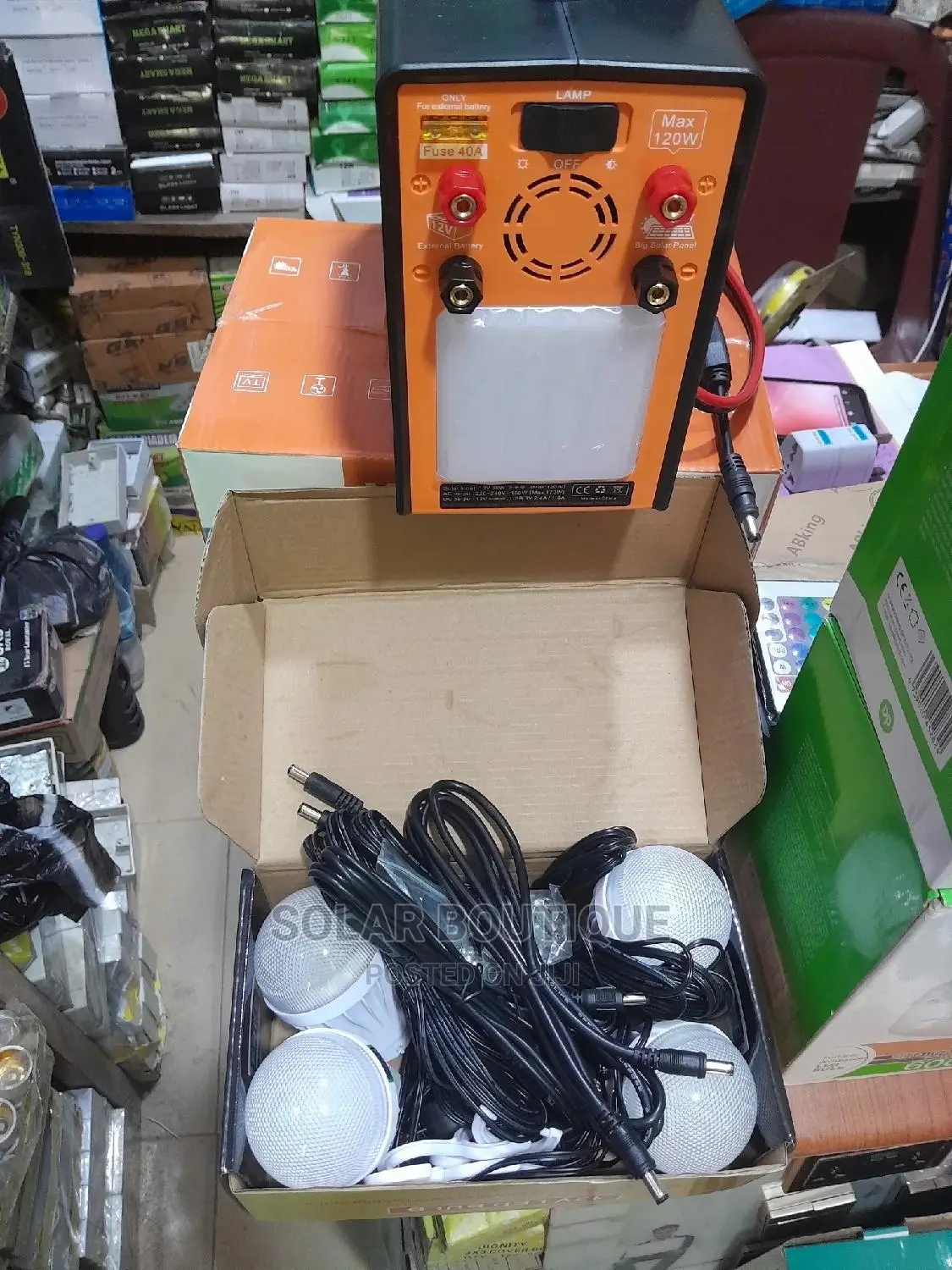 150w Solar Generator With Lithium Battery