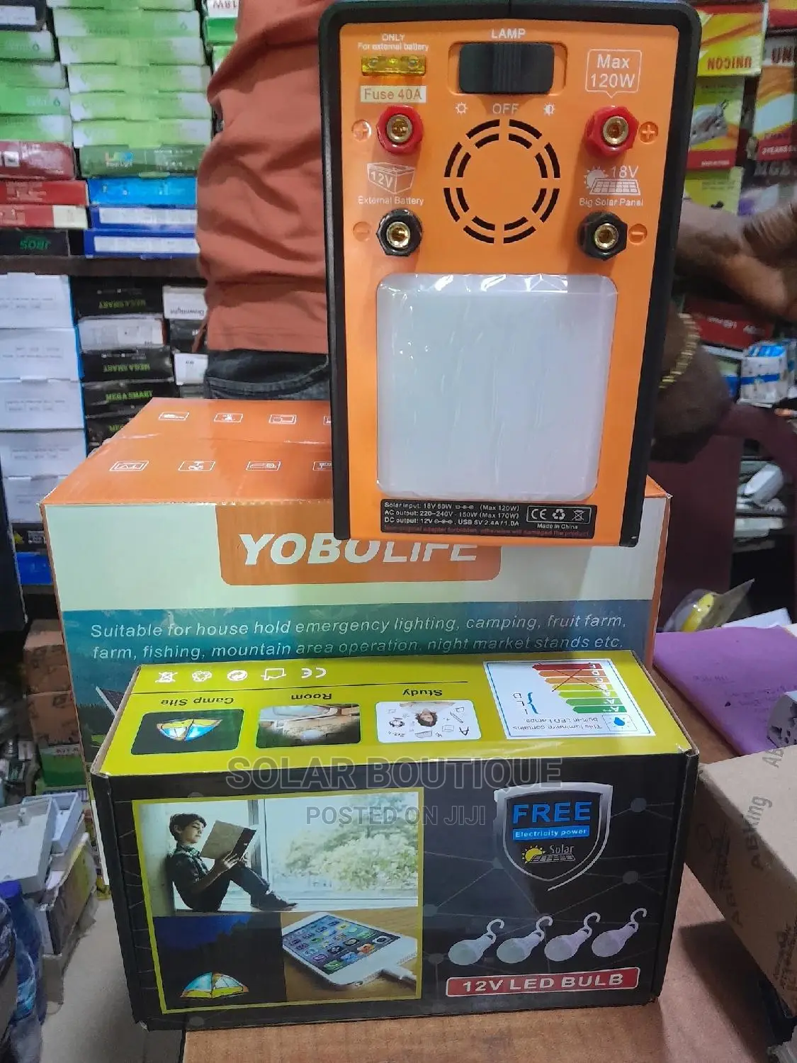 150w Solar Generator With Lithium Battery