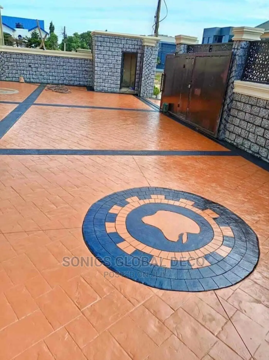 Encreet Floor Stamp