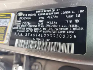 Kia Optima 2016 Gray