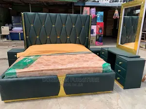 High Back Rest Padded Bedframe
