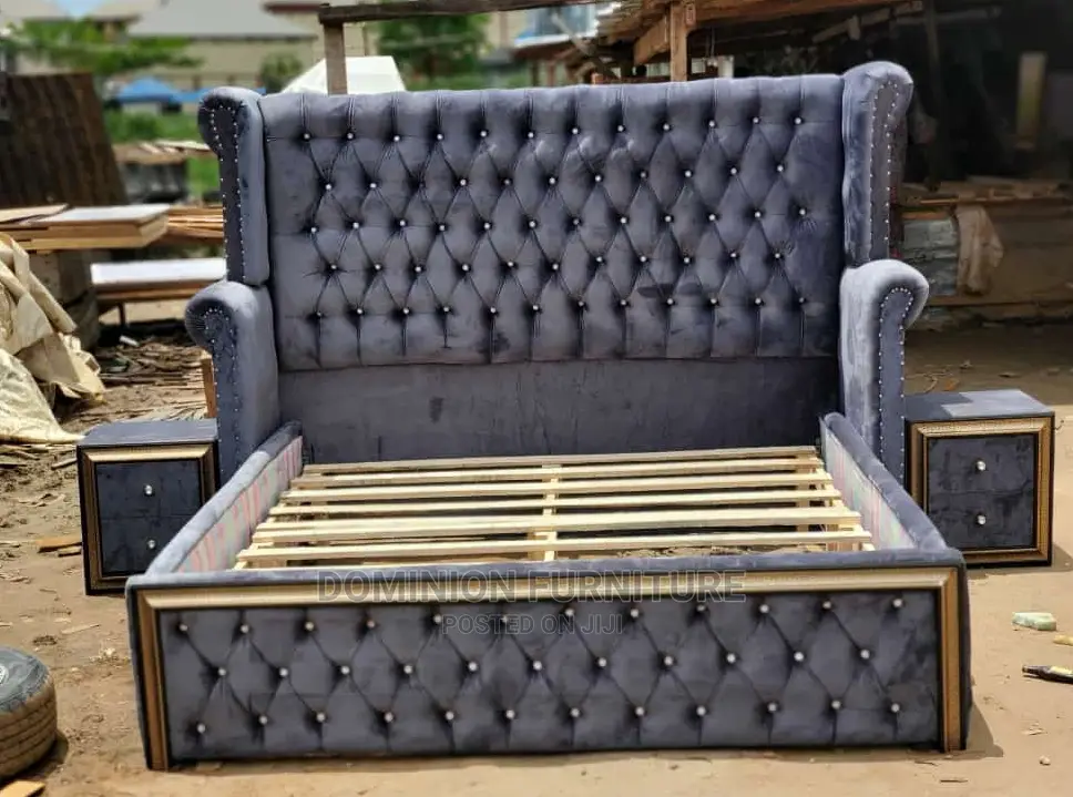 High Back Rest Padded Bedframe