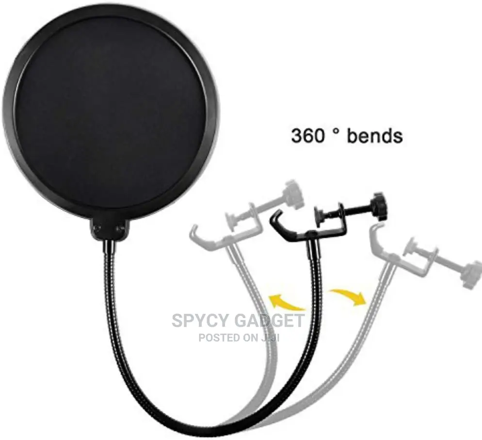Flexible Microphone Pop Filter