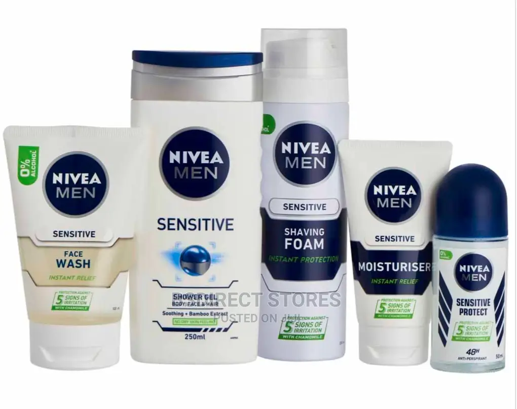 NIVEA MEN FULL WORKS the Complete Collection Sensitive 5pc