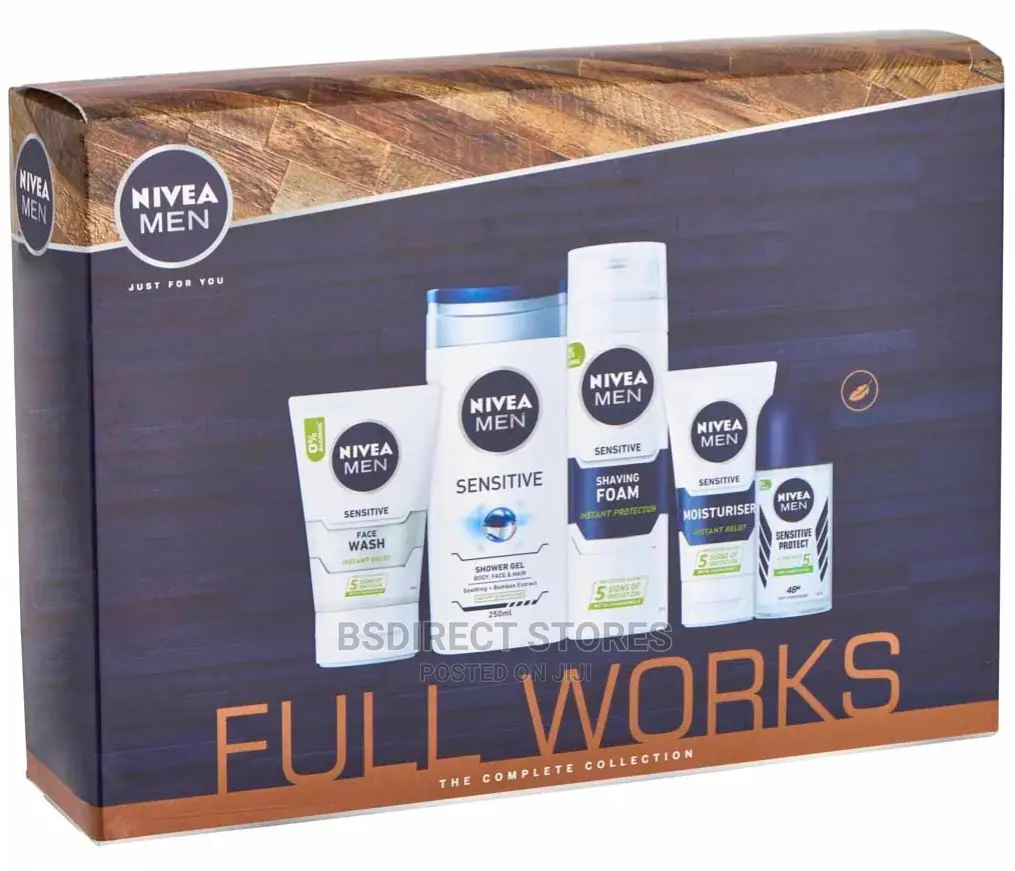 NIVEA MEN FULL WORKS the Complete Collection Sensitive 5pc