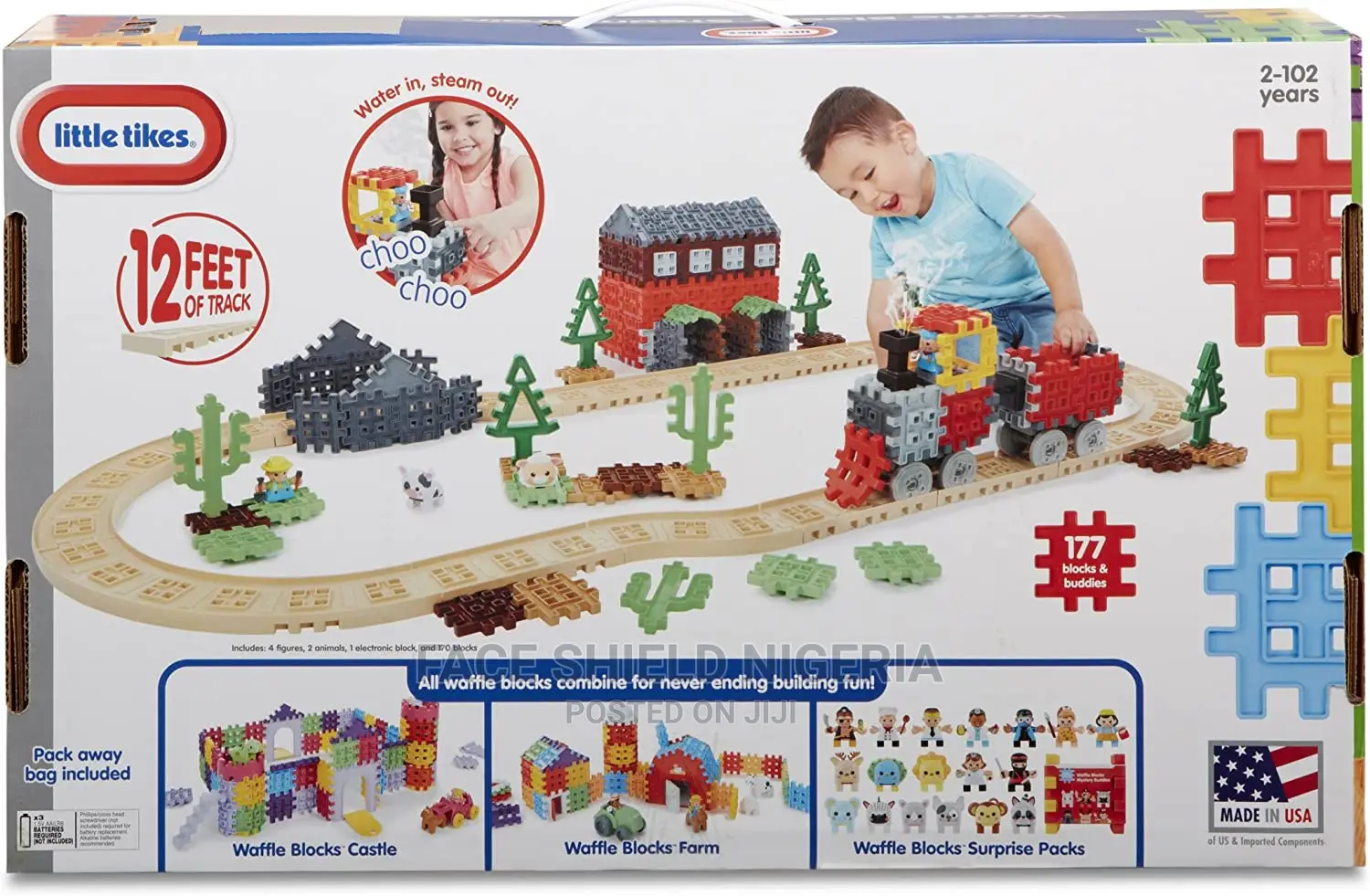 Waffle Blocks Steam Train