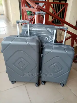 Set of 3 Unbreakable Elastic Rubber Plastic Luggage Boxes