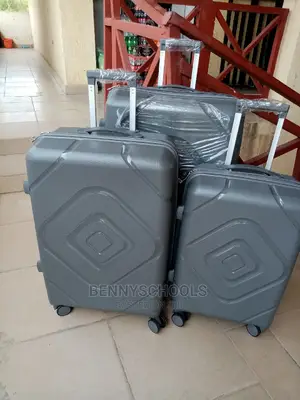 Set of 3 Unbreakable Elastic Rubber Plastic Luggage Boxes
