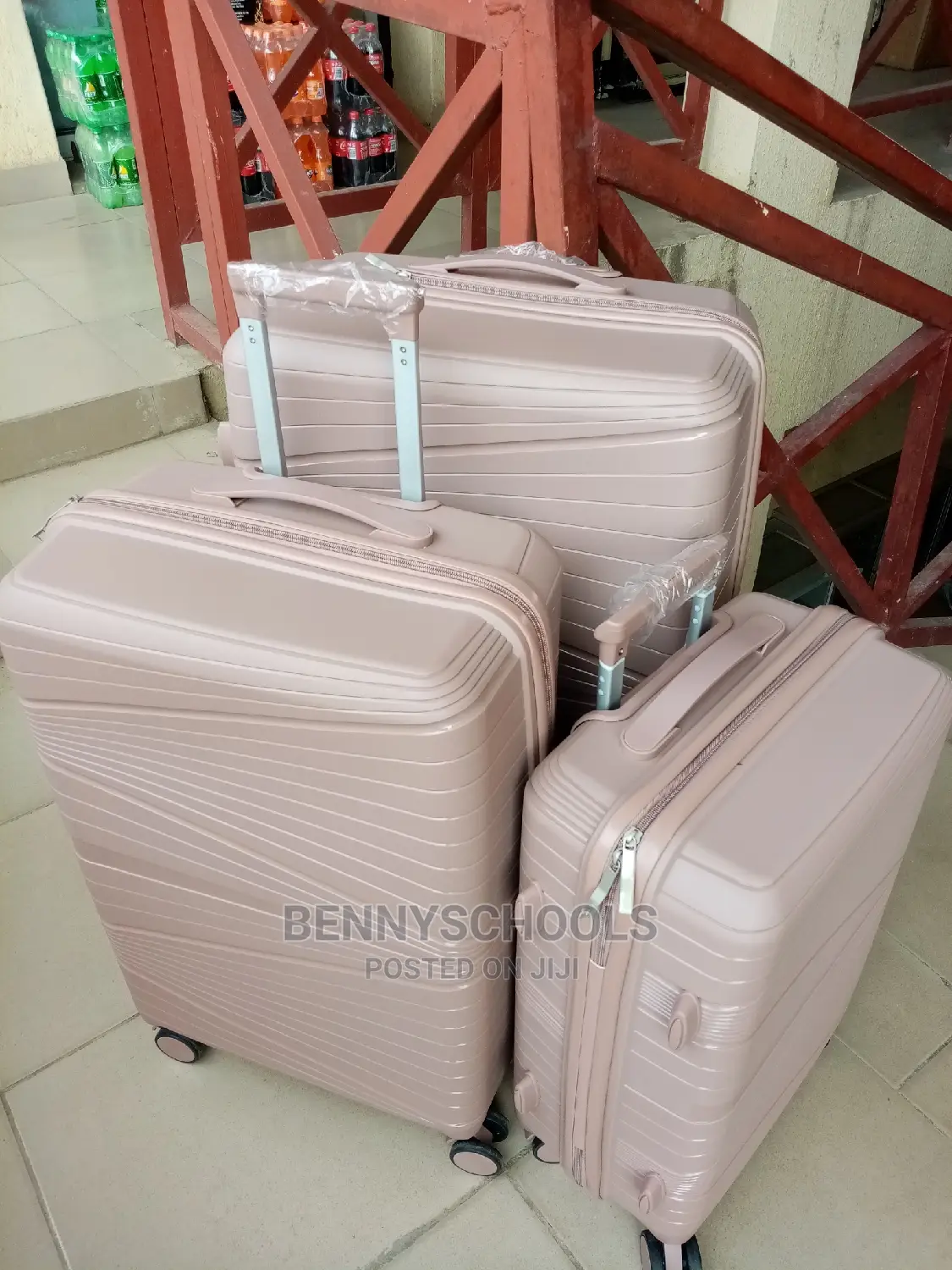 Set of 3 Unbreakable Elastic Rubber Plastic Luggage Boxes