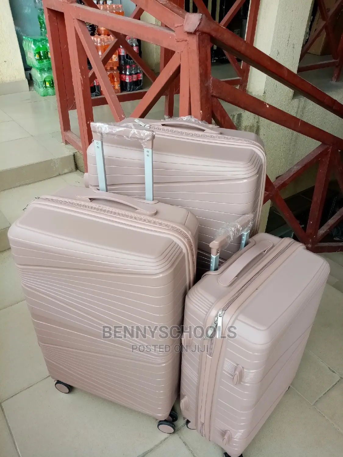 Set of 3 Unbreakable Elastic Rubber Plastic Luggage Boxes