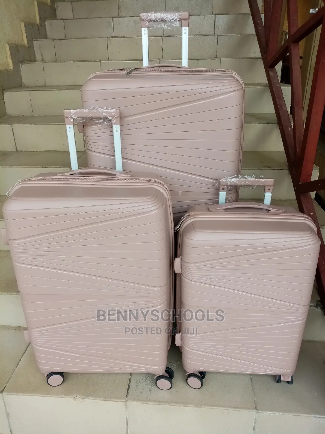 Set of 3 Unbreakable Elastic Rubber Plastic Luggage Boxes
